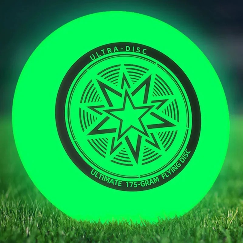 Frisbee Ultimate Disc - Discos Voladores Fluorescentes con Luz Nocturna