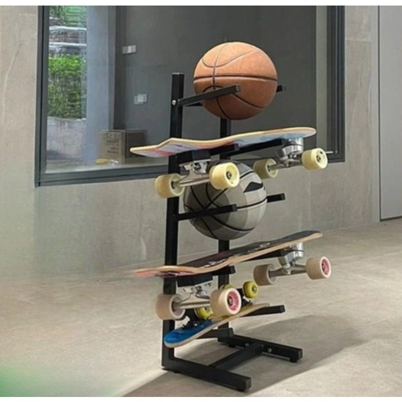 Sports Equipment Storage - Estante para equipo de skate, diseño