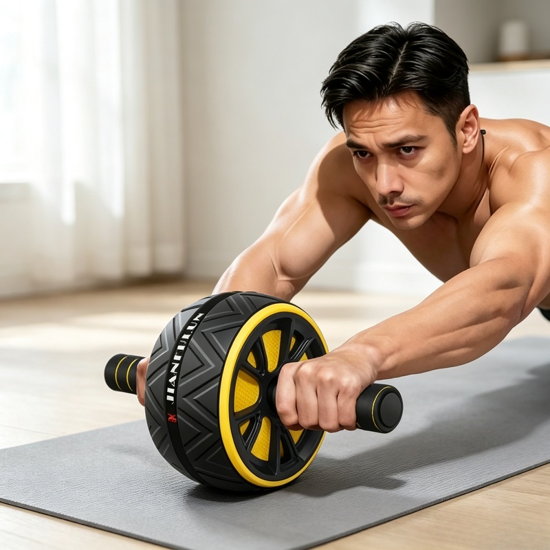 Sports Equipment Suppliers - Rueda Abdominal con Agarre Antideslizante, Entrenador