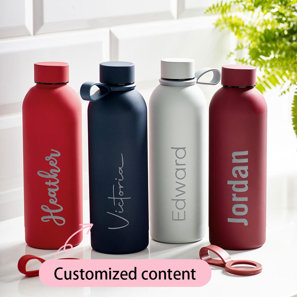 Name Sports Equipment - Botella de agua de acero inoxidable