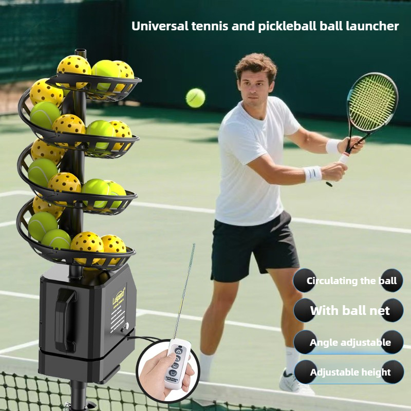 Sports Equipment Tennis - Máquina de pelotas de tenis ajustable,