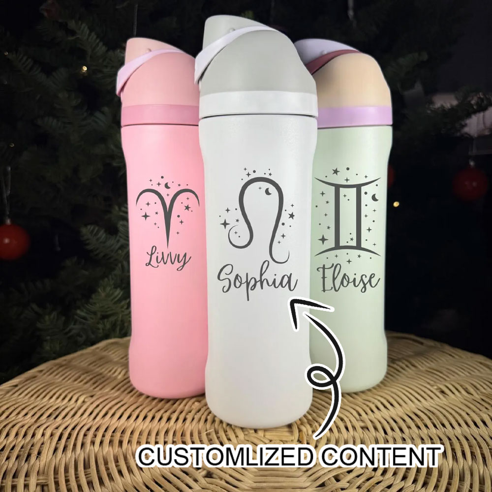 Name Sports Equipment - Botella de agua aislada personalizada con