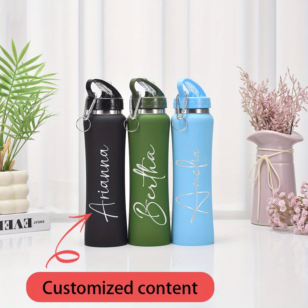 Name Sports Equipment - Botella de agua de acero inoxidable