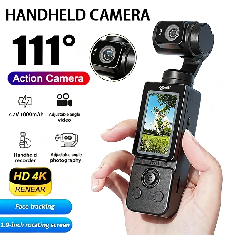 X Sports Equipment - Cámara Gimbal Portátil 4K H877 HD