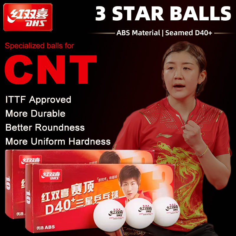 Ping Pong Ball Set - DHS D40+ DJ40+ Pelotas de Ping