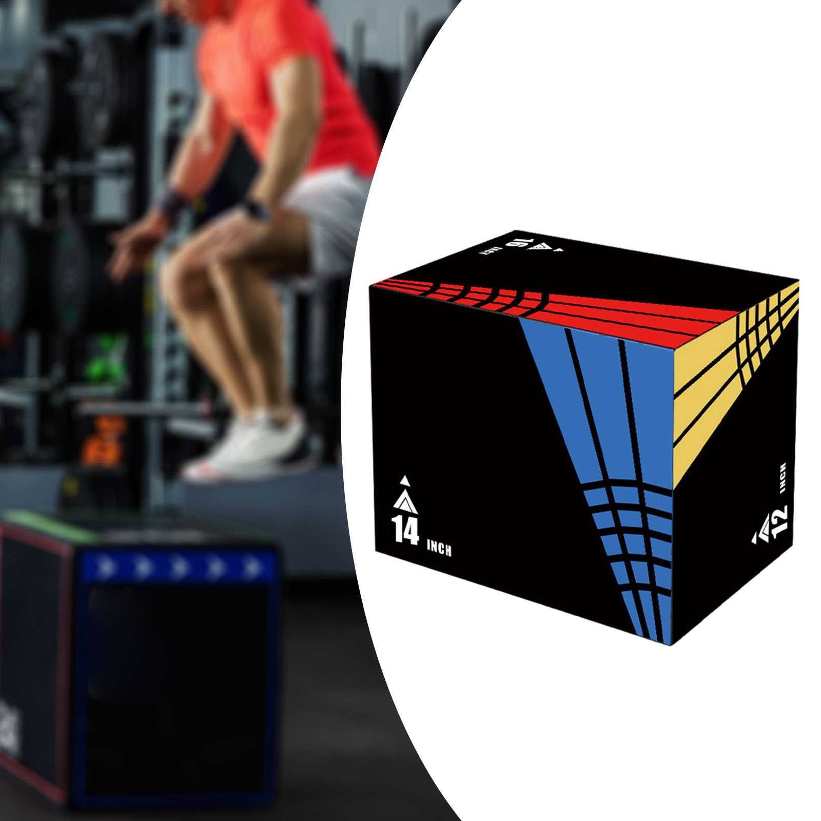 Caja de salto 3 en 1, caja fot - Sports Equipment Website reseña y precio