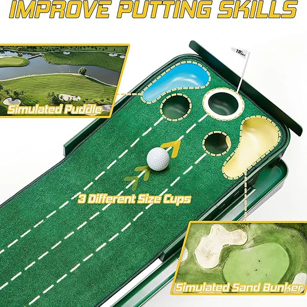 PGM Golf interior Putting Mat  - Golf Putting Mat reseña y precio