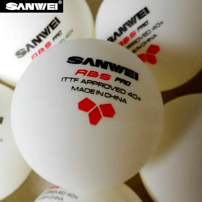 SANWEI ABS PRO 3-Star 40+ pelo - Ping Pong Ball Set reseña y precio