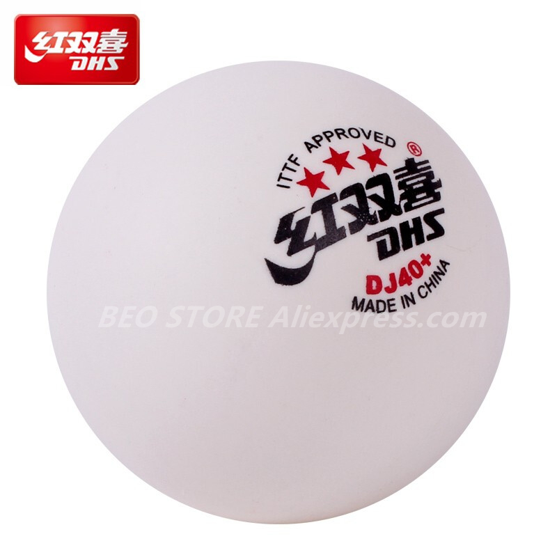 DHS DJ40 + 3-Star WTT competic - Ping Pong Ball Set reseña y precio