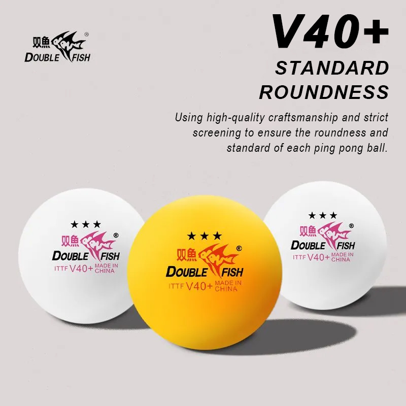 DOUBLE FISH 3 Star V40+ 30/50/ - Ping Pong Ball Set reseña y precio