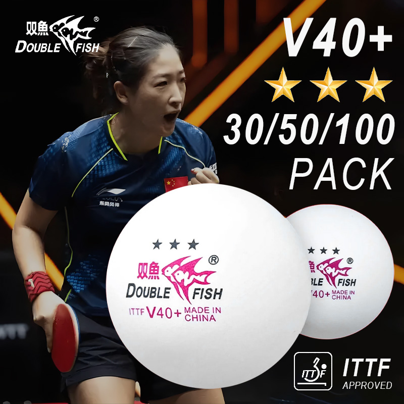 DOUBLE FISH 3 Star V40+ 30/50/ - Ping Pong Ball Set reseña y precio