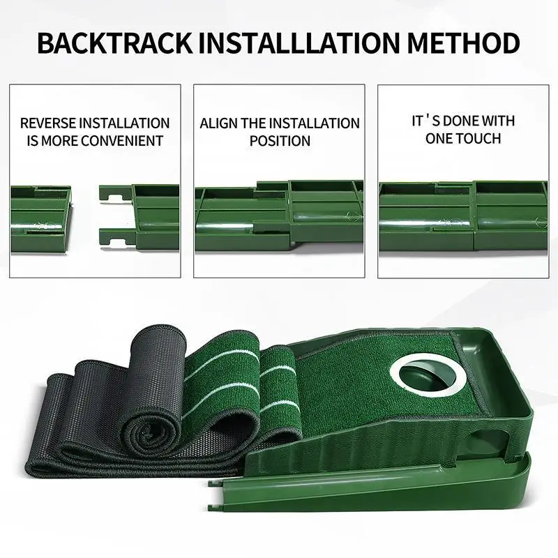 Mini tapete de Putter verde de - Golf Putting Mat reseña y precio