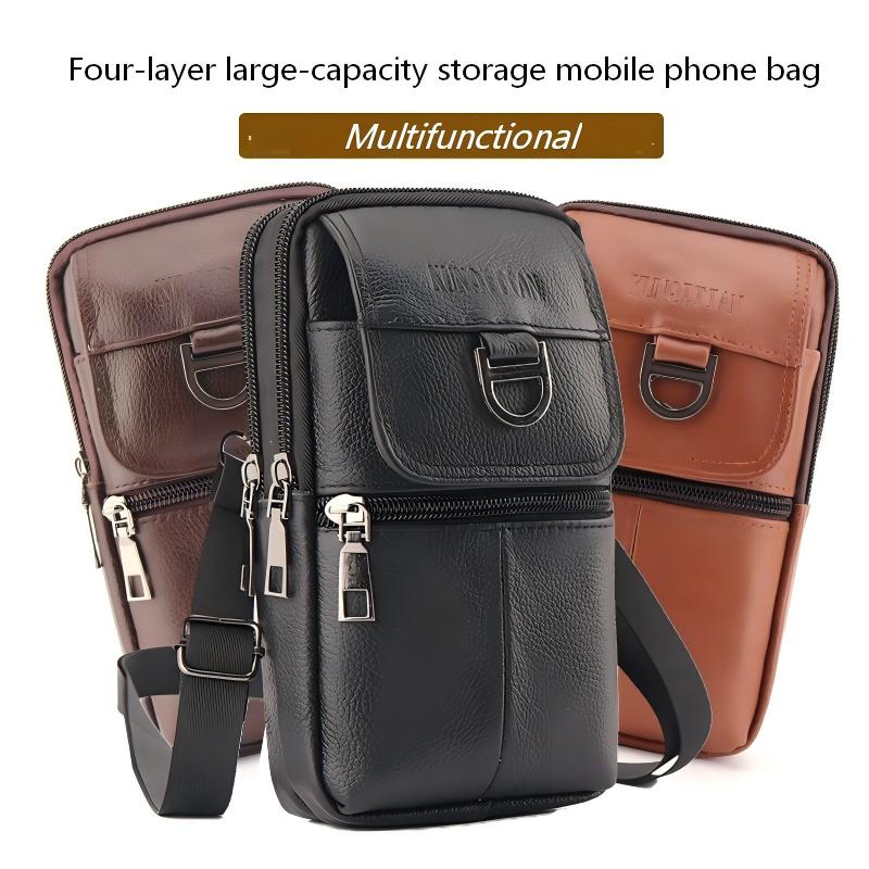 Riñonera de Cuero para Hombre  - Sports Equipment Storage reseña y precio